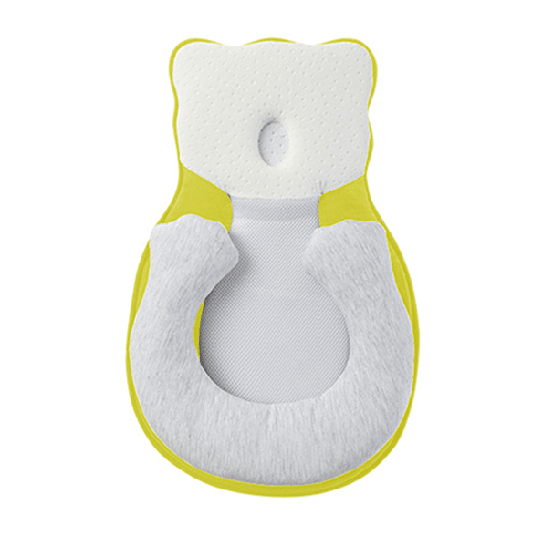 Caminha Portátil para Bebê Anti Cabeça Chata - Baby Urso cama bebê Eletroflix Amarelo 