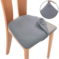 Capa Elástica Protetora para Cadeira - Jacquard Chair estofado de cadeira Eletroflix Cinza 1PC 