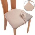 Capa Elástica Protetora para Cadeira - Jacquard Chair estofado de cadeira Eletroflix Khaki 1PC 