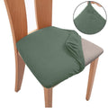 Capa Elástica Protetora para Cadeira - Jacquard Chair estofado de cadeira Eletroflix Verde 1PC 