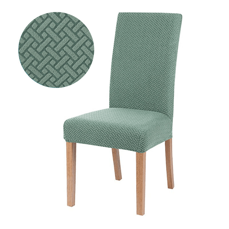 Capa Protetora Elástica para Cadeira Jacquard - ChairConfort capa para cadeira Eletroflix Verde Kit Mesa 4 Cadeiras (4 capas) 
