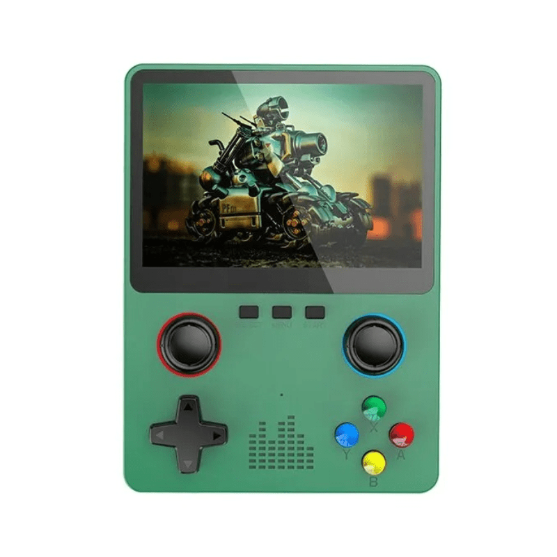 Video Game Portátil Nostálgico com 10000 Jogos - Super Retrô videogame Eletroflix Verde 