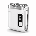 Barbeador Elétrico Portátil à Prova d' Água - Shaver R18 Pro Barbeadores elétricos Eletroflix Branco 