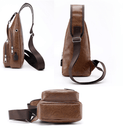 Bolsa Transversal Couro Milan BOLSAS E CARTEIRAS Eletroflix 