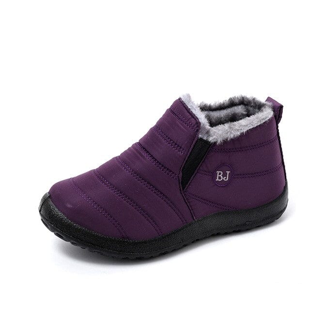 Bota Feminina Casual Aveludada Impermeável - HotConfort™ Eletroflix Roxo 33 