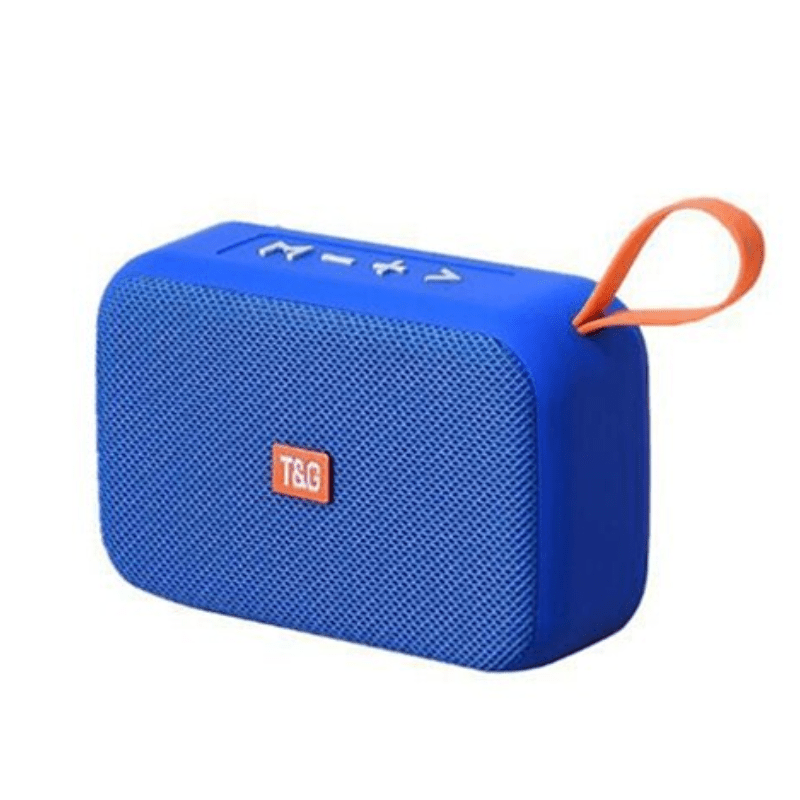 Caixa de Som Portátil Bluetooth À Prova d' Água Com Rádio FM - TG506 Eletrônico Eletroflix Azul 