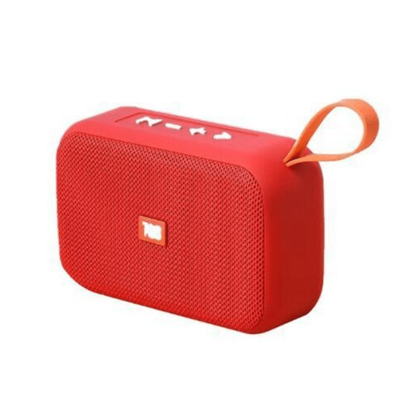 Caixa de Som Portátil Bluetooth À Prova d' Água Com Rádio FM - TG506 Eletrônico Eletroflix Vermelho 