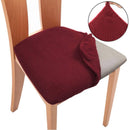 Capa Elástica Protetora para Cadeira - Jacquard Chair estofado de cadeira Eletroflix Vermelho 1PC 