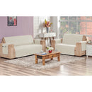 Capa Protetora de Sofá Impermeável Dupla Face - Premium capa de sofá Eletroflix Bege Conjunto 2 e 3 Lugares 