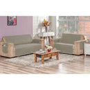 Capa Protetora de Sofá Impermeável Dupla Face - Premium capa de sofá Eletroflix Cinza Conjunto 2 e 3 Lugares 