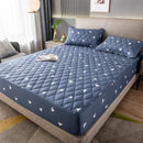 Conjunto Lençol e Fronhas Macias Impermeável e Acolchoado Matelassê - Lux lençol Eletroflix 