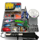 Kit Profissional Completo de Pescaria 165 Peças - FishBox pesca Eletroflix Completo com 165 Peças 