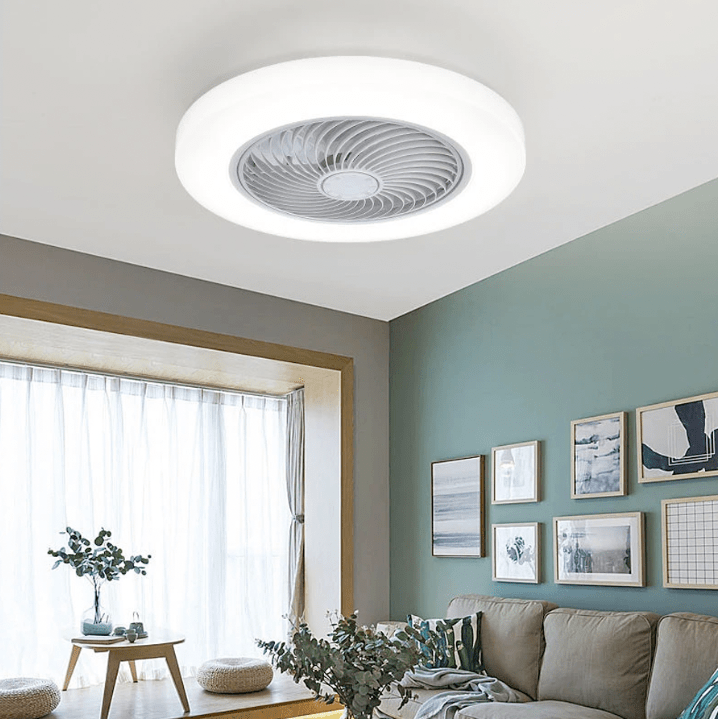 Lâmpada Ventilador Led 2 em 1 com Controle Remoto - BrisaLux Luminária Ventilador Eletroflix 