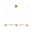 Luminária de Teto Pendente Saint Louis Metal Escovado 5 Lâmpadas T - LST002 - 97-116 Eletroflix 