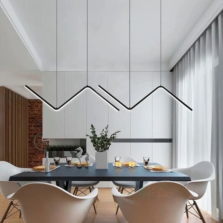 Luminária em Led Minimalista para Interiores - WaveLux Eletroflix 