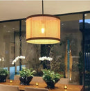 Luminária Pendente Estilo Palha Indiana Lustre Eletroflix 