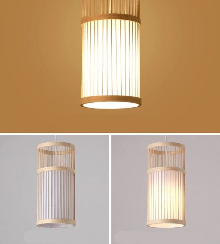 Lustre Pendente de Bambu - Tianjin Lux Lustre Eletroflix 