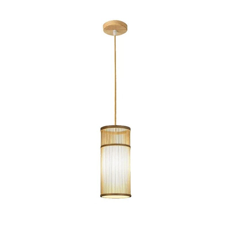 Lustre Pendente de Bambu - Tianjin Lux Lustre Eletroflix 