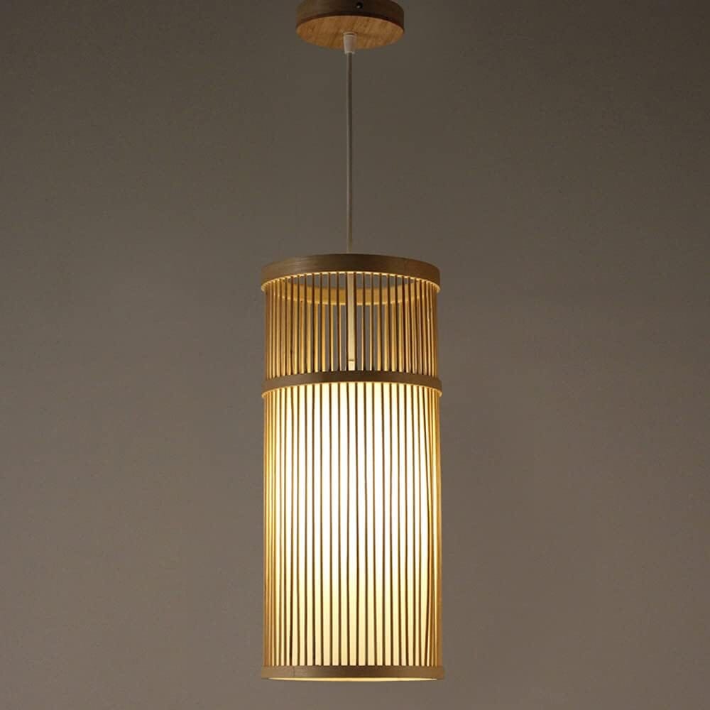 Lustre Pendente de Bambu - Tianjin Lux Lustre Eletroflix 