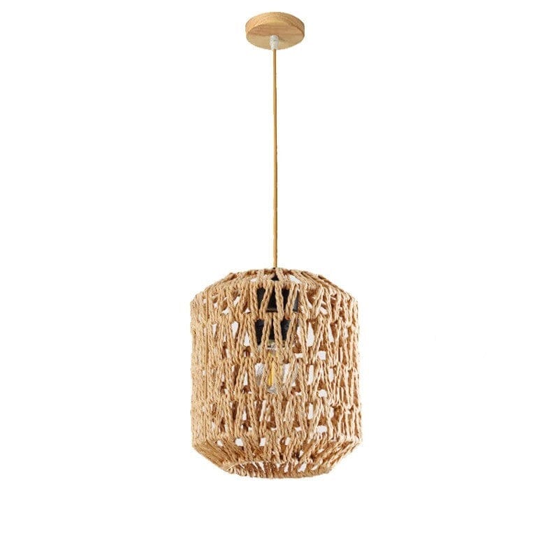 Lustre Pendente de Bambu - Wuhan Lux Lustre Eletroflix 