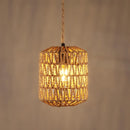Lustre Pendente de Vime - Trax Lux Lustre Eletroflix 