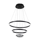 Lustre Pendente Triplo Led Circular Milan - eFlix Luminária eFlix 