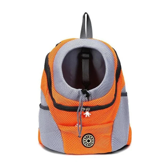 Mochila Canguru para Pets - CanguruPet Eletroflix P - 34cm (para pets até 4.5 kg) Laranja 