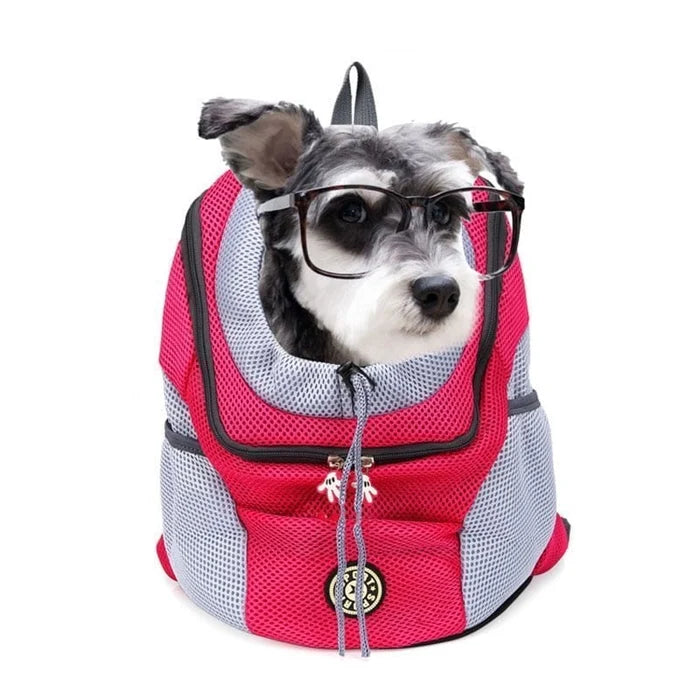 Mochila Canguru para Pets - CanguruPet Eletroflix P - 34cm (para pets até 4.5 kg) Rosa 