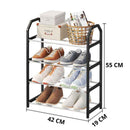 Sapateira Organizadora Vertical com 4 Andares - eFlix Sapateira Prateleira Eletroflix 