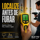 Scanner de Parede Detector Metal Viga Fio Tubo Cano Pvc Madeira - ScanDetect medidor de umidade Eletroflix 