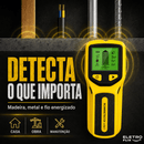 Scanner de Parede Detector Metal Viga Fio Tubo Cano Pvc Madeira - ScanDetect medidor de umidade Eletroflix 