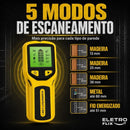 Scanner de Parede Detector Metal Viga Fio Tubo Cano Pvc Madeira - ScanDetect medidor de umidade Eletroflix 