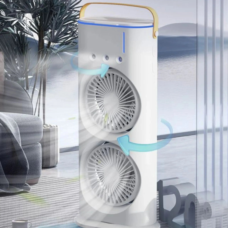 Ventilador Climatizador Duplo com Função Umidificador 3 em 1 - MaxVent ventilador Eletroflix 