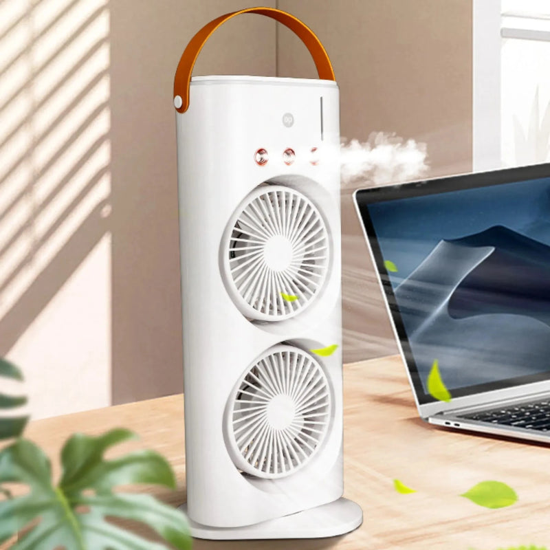 Ventilador Climatizador Duplo com Função Umidificador 3 em 1 - MaxVent ventilador Eletroflix 