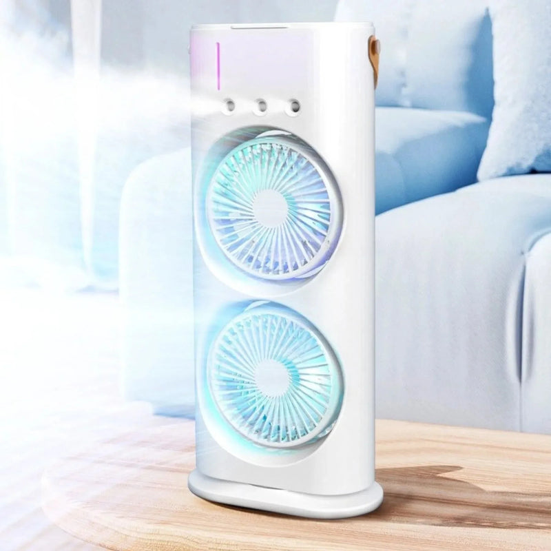 Ventilador Climatizador Duplo com Função Umidificador 3 em 1 - MaxVent ventilador Eletroflix 