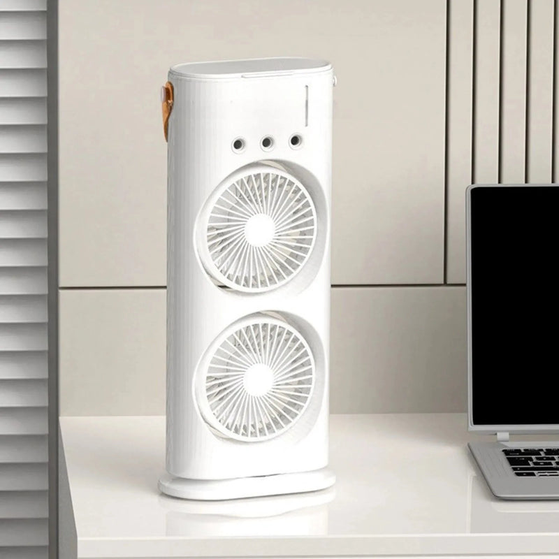 Ventilador Climatizador Duplo com Função Umidificador 3 em 1 - MaxVent ventilador Eletroflix 