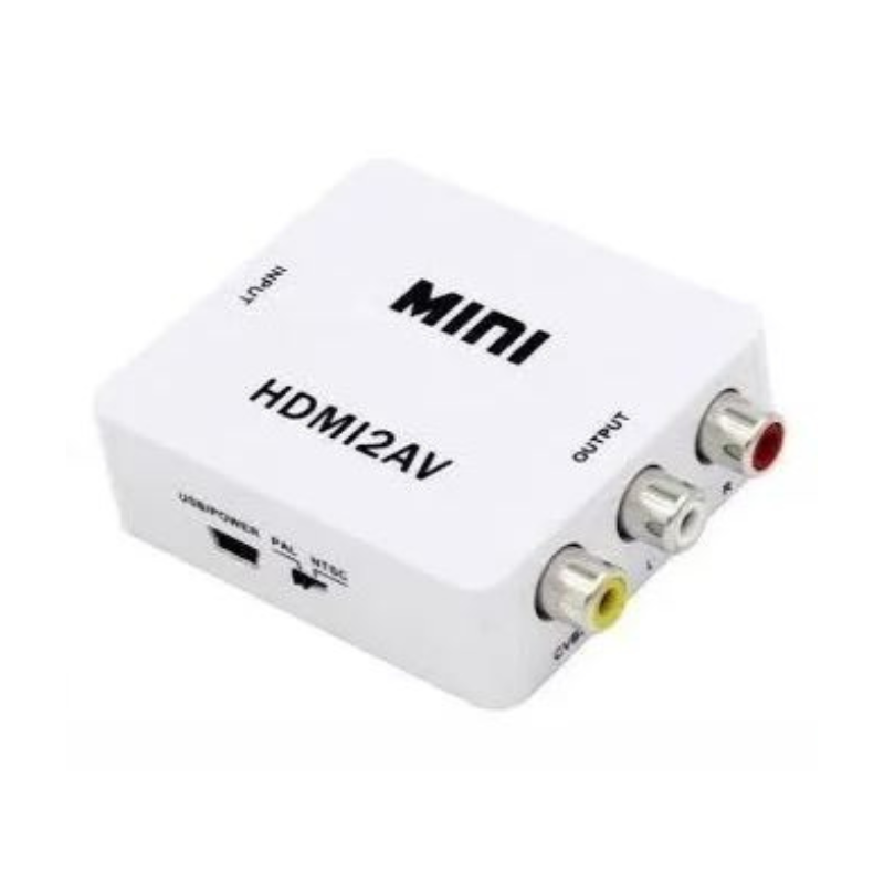 Adaptador Conversor Entrada HDMI Saída RCA (amarelo, branco e vermelho)