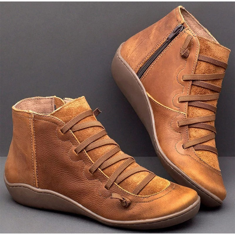 Bota Feminina Confortável Rasteira Texas - Coleção 2022 Sapatos Eletroflix Marrom 34 