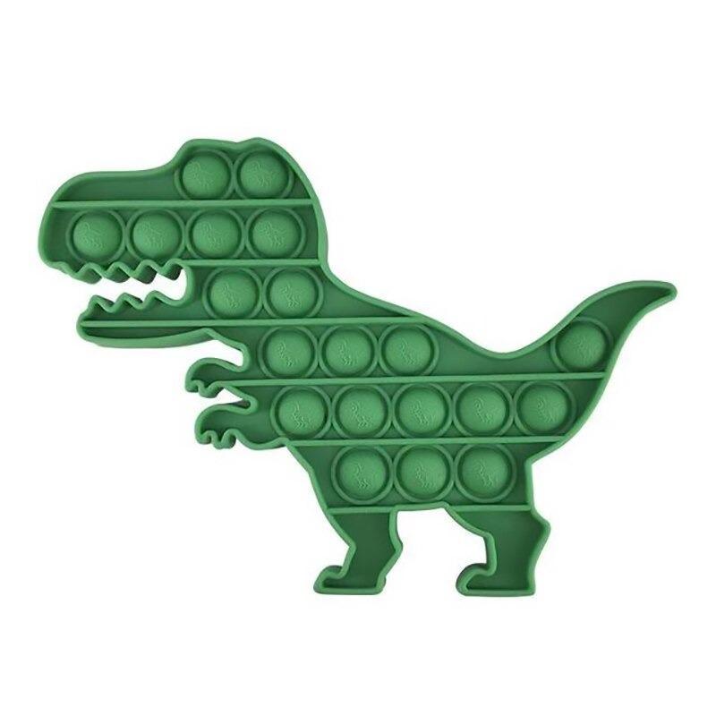 Brinquedo Fidget Toy Anti Stress - Pop it Eletroflix Dinossauro 