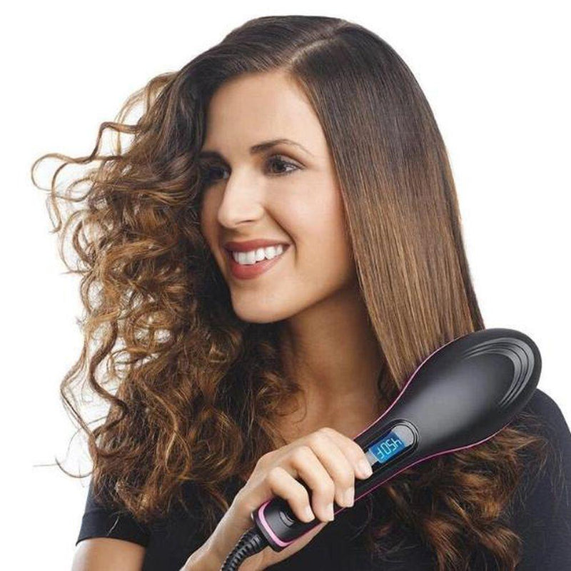 Escova Elétrica Alisadora - Alisa Hair Eletroflix 