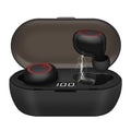 Fone de Ouvido Bluetooth à Prova d' Água com Microfone - Display Pro Áudio Eletroflix Preto 