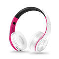 Fone de Ouvido Gamer Bluetooth com Microfone Embutido - HeadSet Sem Fio Eletroflix Branco e Rosa 