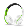 Fone de Ouvido Gamer Bluetooth com Microfone Embutido - HeadSet Sem Fio Eletroflix Branco e Verde 