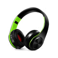 Fone de Ouvido Gamer Bluetooth com Microfone Embutido - HeadSet Sem Fio Eletroflix Preto e Verde 