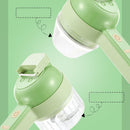 Mini Processador e Fatiador de Alimentos Elétrico 4 em 1 MixAll Mixers e liquidificadores de comida Eletroflix 