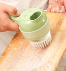 Mini Processador e Fatiador de Alimentos Elétrico 4 em 1 MixAll Mixers e liquidificadores de comida Eletroflix 