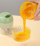 Mini Processador e Fatiador de Alimentos Elétrico 4 em 1 MixAll Mixers e liquidificadores de comida Eletroflix 