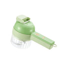 Mini Processador e Fatiador de Alimentos Elétrico 4 em 1 MixAll Mixers e liquidificadores de comida Eletroflix Mini processador MixAll com 6 acessórios 