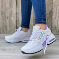 Tênis Feminino Confort Gel Fashion Sapatos Eletroflix Branco e Lilás 36 